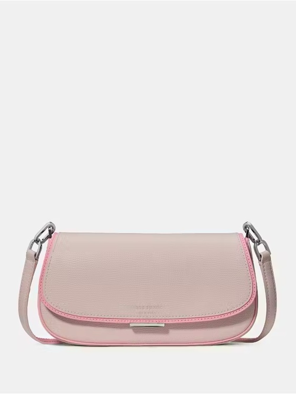 ♠️Kate Spade Quinn Grain Leather Mini Crossbody Bag, Powdered Sugar Pink NEW NWT